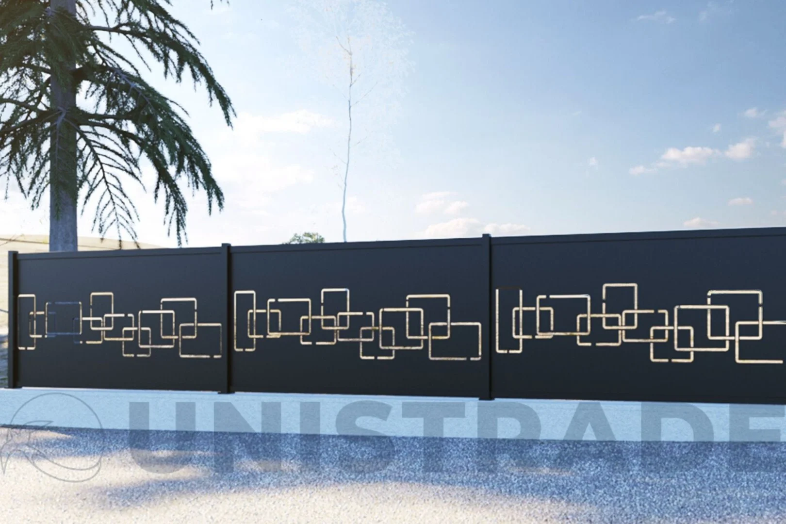 Дизайнерский забор 3